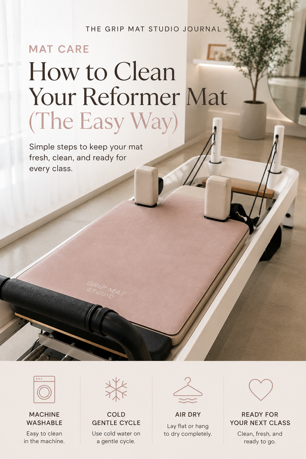 How to Clean Your Pilates Reformer Mat