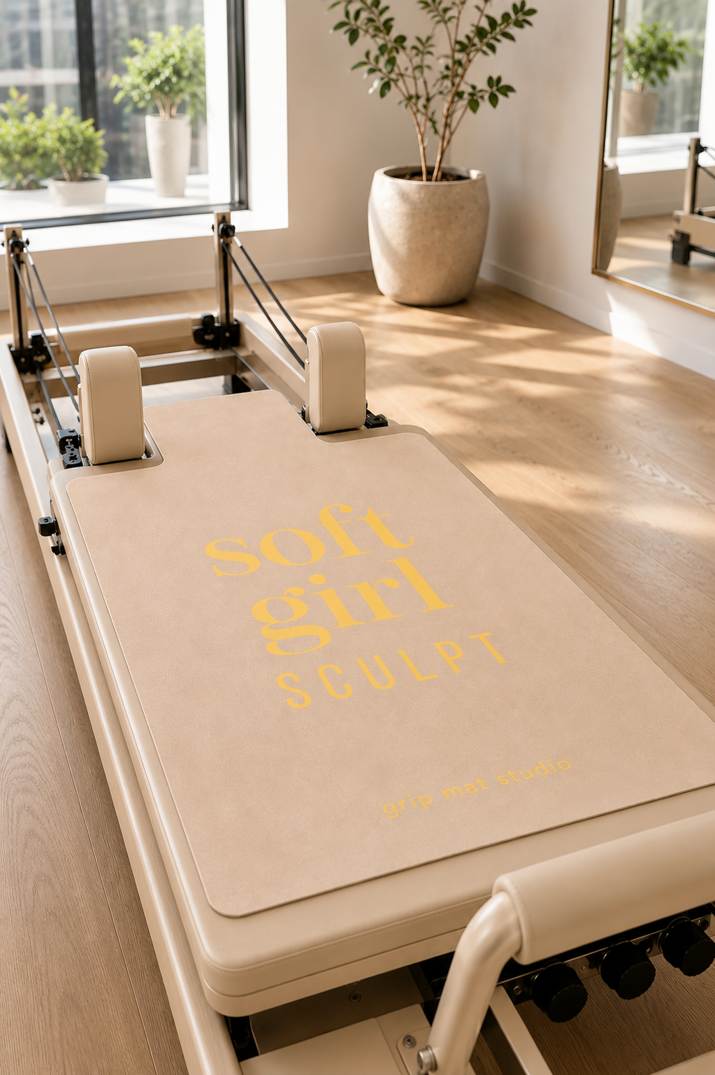 Soft Girl Sculpt Pilates Reformer Grip Mat