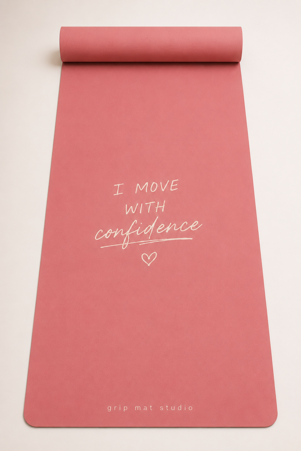 'I Move With Confidence' Yoga Mat