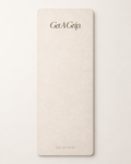 Get A Grip Ivory Suede Yoga Mat — Preorder