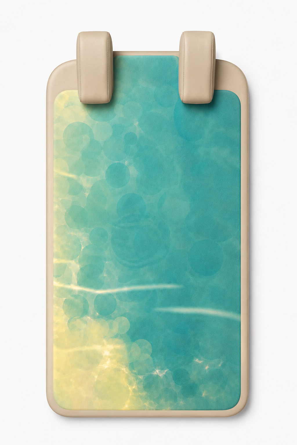 Sunlit Waters Pilates Reformer Grip Mat