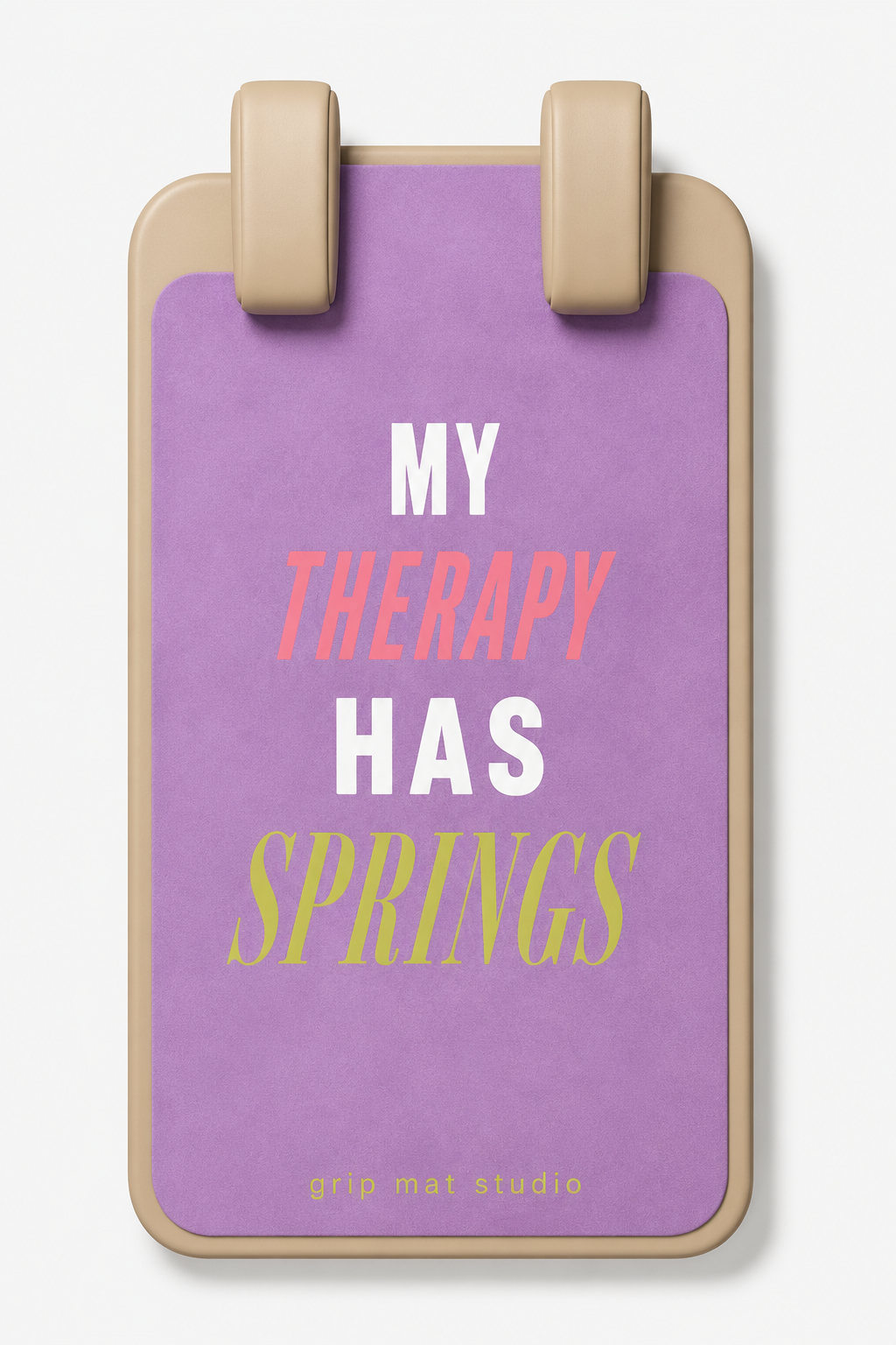 My Therapy Has Springs Pilates Reformer Grip Mat